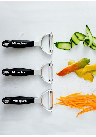 Microplane Profesyonel Y Düz Meyve Ve Sebze Soyacağı 001 Siyah