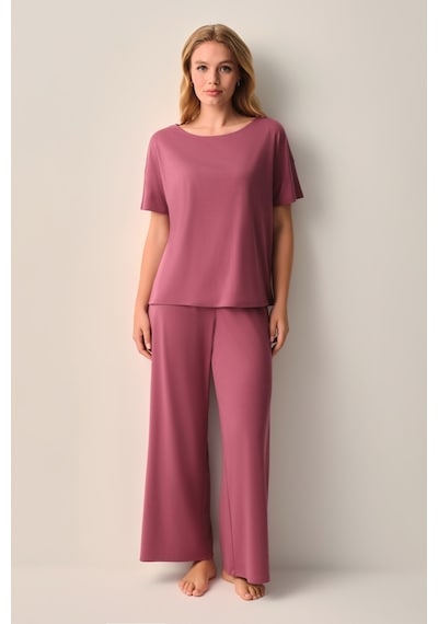 Suwen Mira Modal Pijama Takımı Sh26635660142 Gül