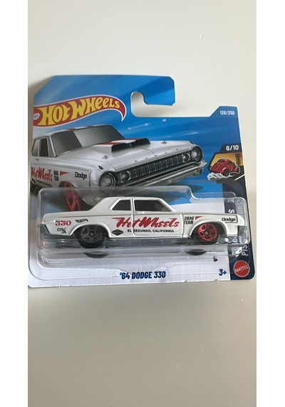 Hot Wheels 64 Dodge 330 Beyaz