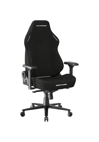 Dxracer Martıan Serisi Kumaş Oyun Koltuğu, 4d Kolçaklar, 4d Entegre Bel Desteği, 90 135 Sırt Yatma Deste Siyah