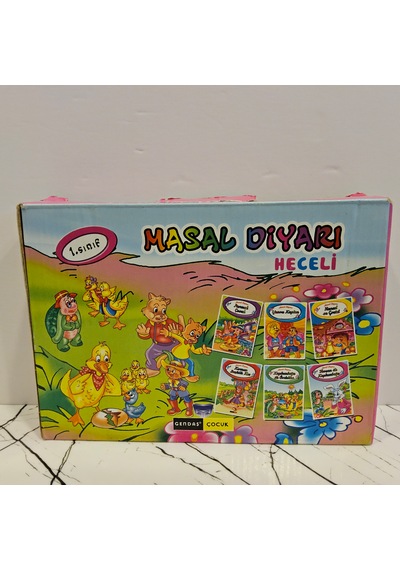 Masal Diyarı 22 Kitap Set-1. Sınıflar İçin / Kutusunda El Yazılı