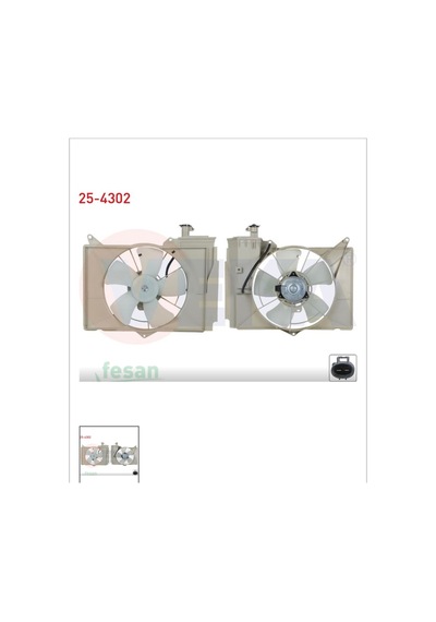 Toyota Corolla Avensis Cam Su Bidonlu Yaris 1999-2005 Beyaz Kasalı Fan Motoru
