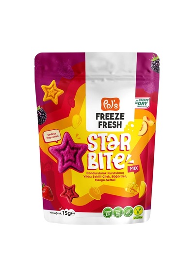 Pol's Freeze Fresh Star Bite Mix 15 G