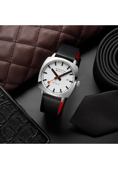 Mondaıne Grand Cushıon Msl.3961b.lbv Otomatik Erkek Kol Saati Gümüş