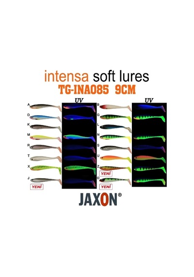 Silikon Balık Jaxon Gummy Intensa Tg-ına085 9cm 5 Li Pk Renk:d
