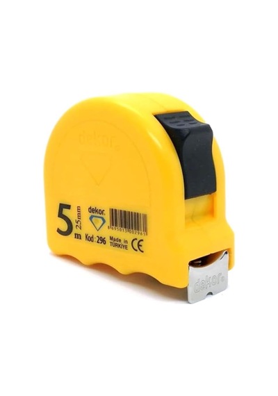 Dekor 296 Şerit Metre Sarı 5x25mm Diğer