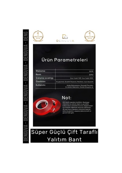 Ekstra Güçlü Çok Amaçlı Çift Taraflı Tamir Dış Mekan Montaj 5mt Silikon Şeffaf Bant 2 Adet
