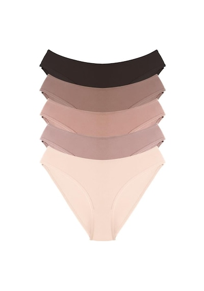 Cottonhill Pamuklu Kadın Bikini Külot 5'li Paket Çok Renkli 1
