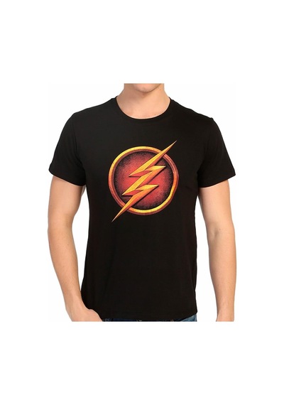 Bant Giyim - Flash Siyah Erkek T-Shirt Tişört