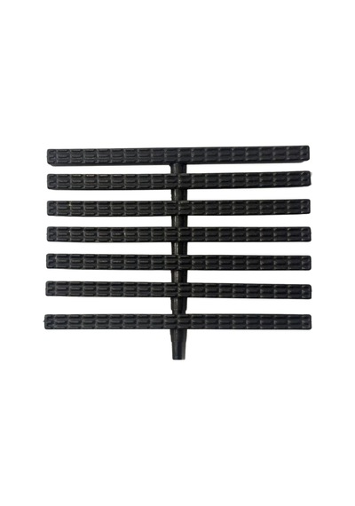 Havuz Savak Izgarası Tek Geçmeli 20 Cm - 1 Metre- Siyah