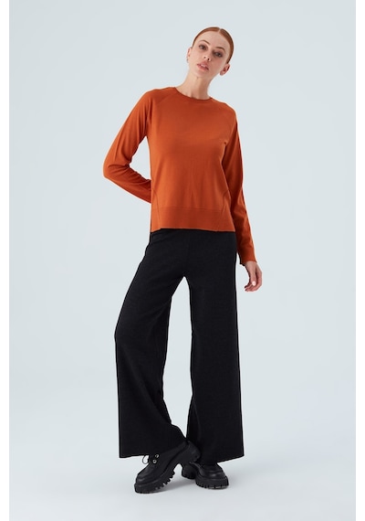 Peraluna Vanessa Pullover Merino Yünlü Yanları Yırtmaçlı Ince Kadın Triko Kazak Turuncu-turuncu Turuncu Peraluna Vanessa Pullover Merino Yünlü Yanları Yırtmaçlı Ince Kadın Triko Kazak Turuncu-turuncu Turuncu