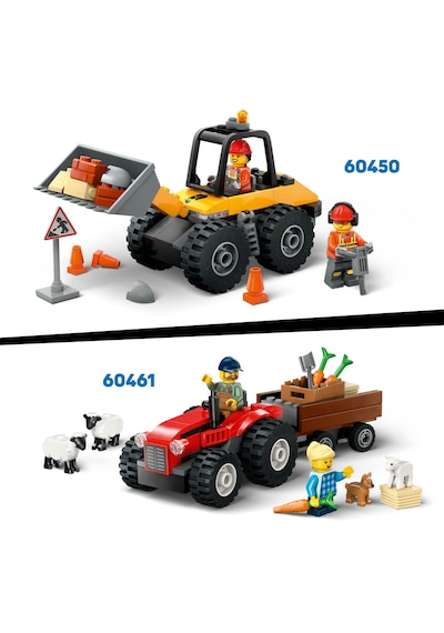 LEGO® City Merdivenli İtfaiye Kamyonu 60463 - 4 Yaş ve Üzeri Çocuklar için Yaratıcı Oyuncak Yapım Seti (82 Parça)