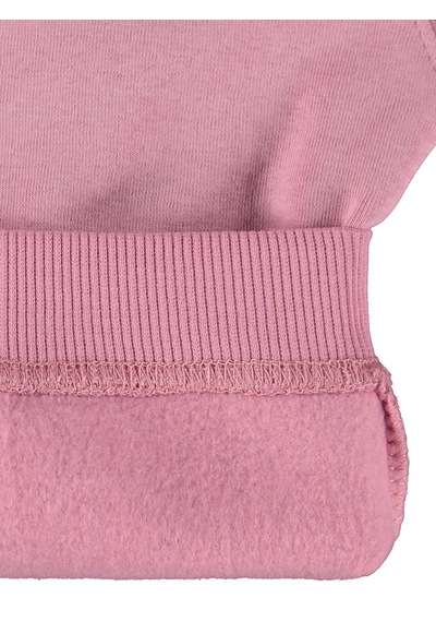 Civil Girls Nice Team Baskılı 2-5 Yaş Sweatshirt - Pembe Gül Kurusu