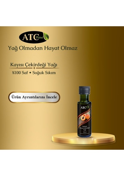 Atc Vital Kayısı Çekirdeği Yağı 100 Ml