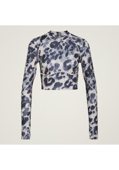 Adidas By Stella Mccartney Training Longsleeve Crop Kadın Tişört C-adıjy8164b30a00 Mavi