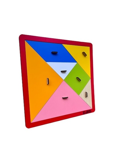 Ahşap Mega Tangram, Eğitici Oyun Ve Eğlence