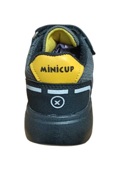 Mini Cup Gri Siyah Unisex Kids Sneaker Esnek Rahat Kalıp Çocuk Spor Ayakkabı Tam Kalıp Günlük Ayakkabı Gri - Siyah