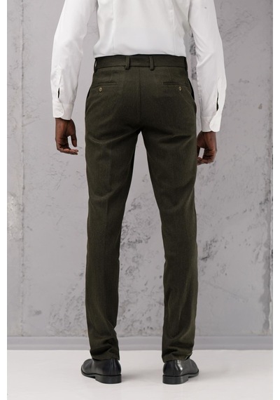 Ecer Regular Fit Düz Kalın Kışlık Gabardin Yan Cepli Pantolon Yeşil Ecer Regular Fit Düz Kalın Kışlık Gabardin Yan Cepli Pantolon Yeşil