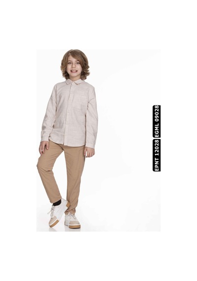 Xo Kids Erkek Navy Pantolon 8-14 Yaş 64718 Epnt12028 Camel 001
