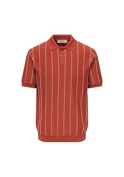 Only & Sons Saim Erkek Kırmızı Polo Tişört 22037080-bbk Kırmızı