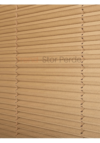 Bronz Plise Katlanır Cam Balkon Perdesi - Ofis Perdesi - Salon Perdesi - 037 Bronz