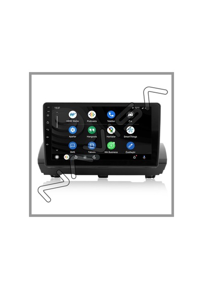 Dacıa Sandero Stepway- Jogger 2 Gb Ram 32 Gb Hafıza Androıd Multımedıa Teyp 9.0 İnç