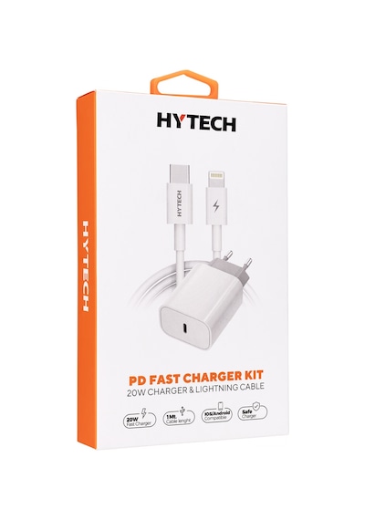 Hytech Hy-Xe40Pd Pd Kablo Seti 1Pd 20W Hızlı Ev Şarj Adaptör