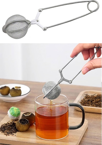 Modern Ve Şık Tasarımlı Bitki Çayı Sügeci İle Evde Ve Ofiste Pratik Çay Demleme Prati Kupa Demliği P Diğer