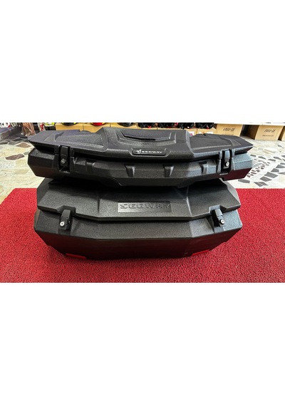 Segway Uyumlu Anahtarlı Atv Cv 80 Ön & Cv 180 Arka Çanta Set Siyah