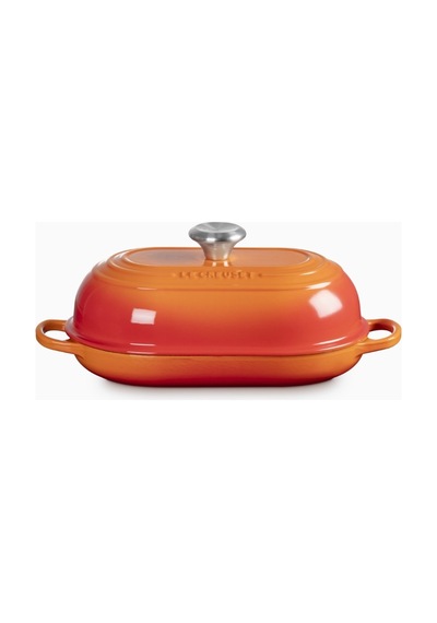 Le Creuset Oval Dökme Demir Ekmek Pişirme Tavası Turuncu