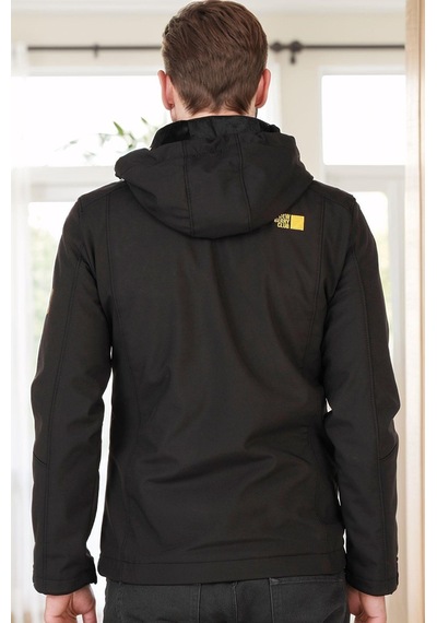 M8648 Dewberry Erkek Softshell Mont-siyah-1 Siyah-1