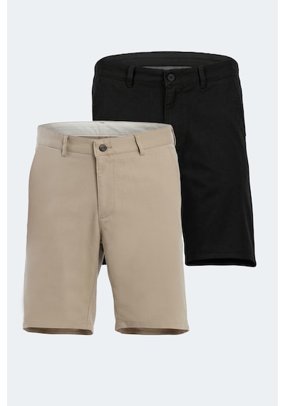 Slazenger Easıly 2 Li Set Erkek Şort Siyah - Bej