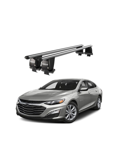 Royal Chevrolet Malibu 2016 Ve Sonrası Uyumlu Gri Kilitli Ara Atkı Port Bagaj Tavan Barı