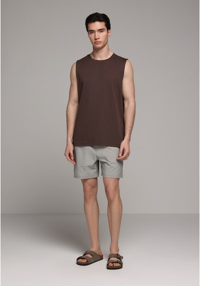 Colin's Colins Slim Fit Çizgili Erkek Antrasit Deniz Şortu Cl1079394 Q1.v1 Ant