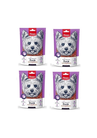 Wanpy Duck Sausages Köpek Ödülü 100 Gr X 4