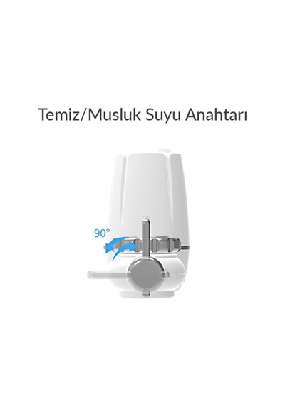 Musluk Ucu Su Arıtma Cihazı Seramik Filtreli, Beyaz, Gw-d02