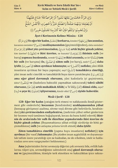 Kuranı Azim ve Tefsirli Meal Soru Edatlı Kelime Manası 1 / Ahm...