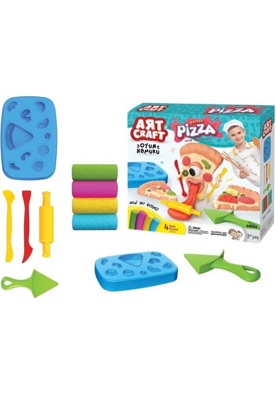 03555 Pizza Hamur Set 200gr Mavi
