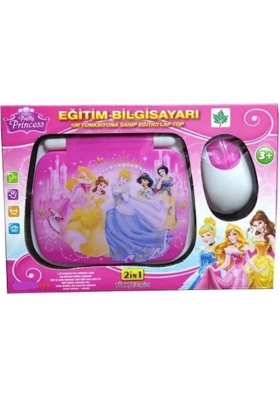 Princess Eğitici Oyuncak Bilgisayar Oyuncak Laptop Türkçe İngiliz