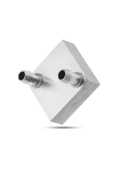 4x4cm Sıvı Su Aluminyum Soğutucu Blok 90 Derece Cpu Gpu Anakart Xbox Lazer Kafa Soğutma