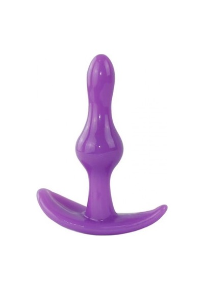 Backpart 2 Boğumlu Silikon Anal Tıkaç - Mor-pembe