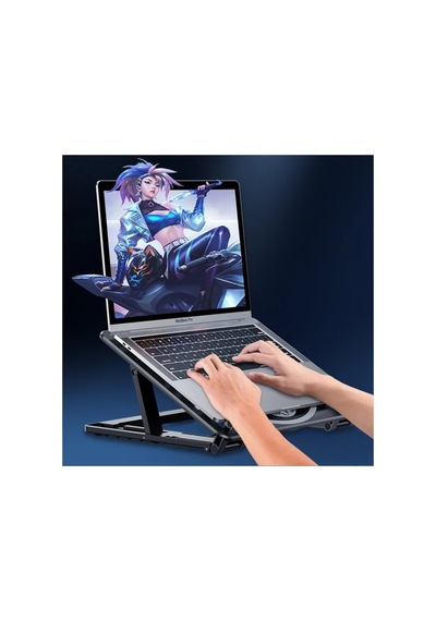 Ally Ayarlanabilir Taban Çift Fanlı Tablet Ve Laptop Soğutucu Stand- 5775 - Karbul4801-7245 Siyah Siyah Ally Ayarlanabilir Taban Çift Fanlı Tablet Ve Laptop Soğutucu Stand- 5775 - Karbul4801-7245 Siyah Siyah