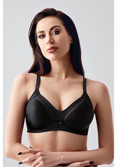 New Bra 34/35- 2303 Telsiz Toparlayıcı Sütyen siyah