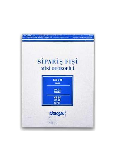 1447 Mini Sipariş Fişi Otokopili 2x50