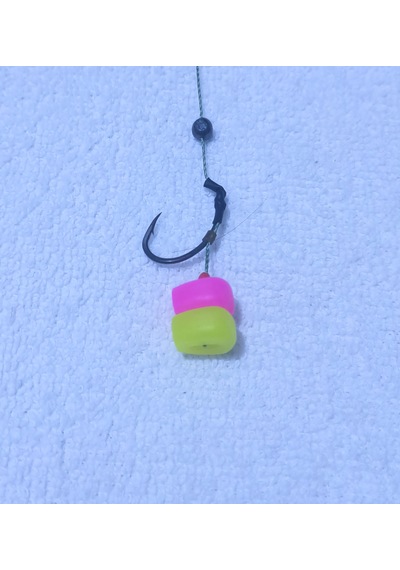 5 Adet Pembe Ve Fosfor'lu Esp Mısır Sazan Rig Takımı