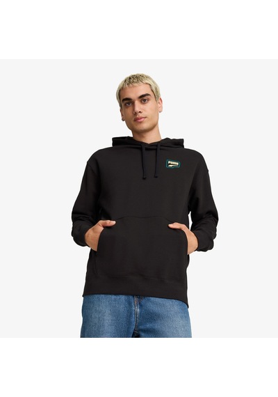 Puma Downtown Graphic Hoodie Unisex Siyah Hoodie Düz 626748