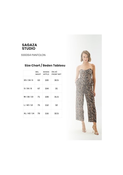 Sagaza Studio Ss6064 Bıancha Pantolon Çok Renkli