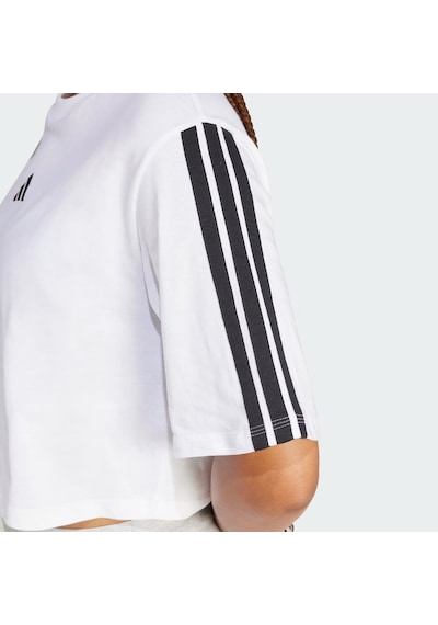 Adidas Essentials 3-stripes Cotton Loose Kadın T-shirt Jd4999 Beyaz