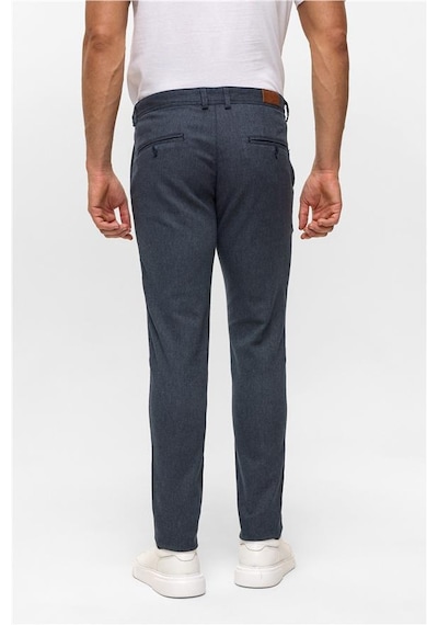 Süvari Lacivert Slim Armürlü Pantolon Pn2020500731-m09 Lacivert