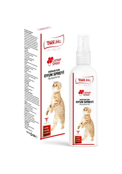 Biolive Catnip Kediler İçin Oyun Spreyi 150 ML